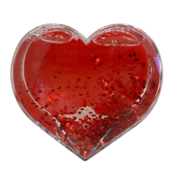 Szív alakú hógömb